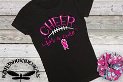 Cheer For A Cure, Football, Breast Cancer Awareness Product Image 3