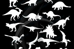 Dinosaurs silhouette svg / dinosaur Clipart, Iron on Transfer, Scrapbooking &amp; Crafts / SVG template / EPS / PNG /animal silhouette / vector Product Image 4