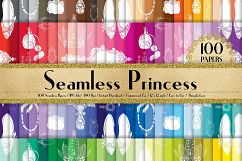 100 Seamless Antique Princess Digital Papers, Vintage Royal Product Image 1