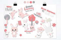 Woodland bunny graphics and illustrations Product Image 2