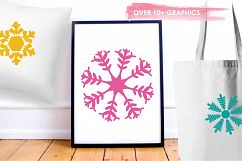 Snowflakes Icons graphics and illustrations Product Image 5