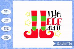 The Elf did it SVG Cut File Product Image 1