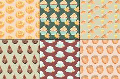 Pumpkin Spice Digital Paper Product Image 2