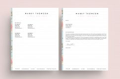 creative resume template word / floral feminine Product Image 3