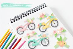 Summer bicycle graphics and illustrations Product Image 5