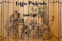 Watercolor Coffee Black Parleante Product Image 6