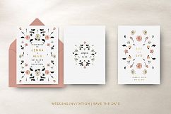 Rose Gold Wedding Invitation Suite Product Image 6