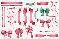 Watercolor Christmas cliparts Product Image 8