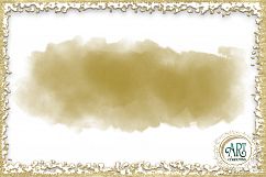 Ochre Amber Brush Strokes Clipart Autumn Golden Glitter  24 PNG - transparent background images Product Image 5