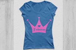 Crown Svg, Crown Monogram Svg, Princess Crown Svg, Crowns Svg, Crown clipart, Crown Cut file, silhouette Vector, crown vector SVG DXF Eps. Product Image 3
