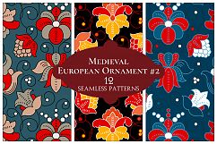 12 European Floral Patterns #2 Product Image 4