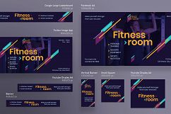 Fitness Workout Gym Training Design Templates Bundle Product Image 12