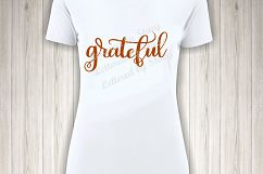 Thankful - Grateful - Blessed SVG bundle / Thanksgiving SVG Product Image 8