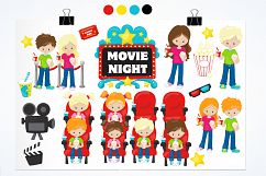 Movie Night graphics and illustrations Product Image 2