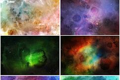 Space Watercolor Backgrounds Product Image 2