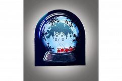 Snow Globe Winter wonderland Train Product Image 1