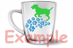 Puppy Paws SVG, Pet Paw dog dogs animal 764S Product Image 3