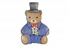 Assorted Bears | 6 PNG clip art illustrations Product Image 6