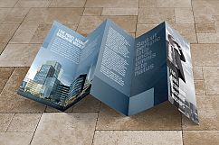 8.5x14&quot; Five-panel accordion mockups Product Image 4