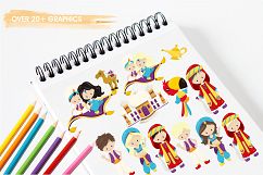 Arabian Nights graphics and illustrations Product Image 3