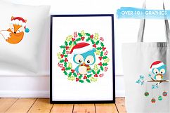 Woodland Christmas  graphics and illustrations Product Image 5