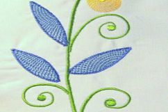 Vintage Flowers Machine Embroidery Design Set Product Image 5