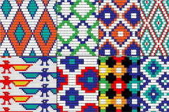 Seamless Tribal Bead Patterns Product Image 2