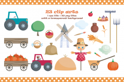 Happy Farm. Cute animals and harvest. Product Image 3