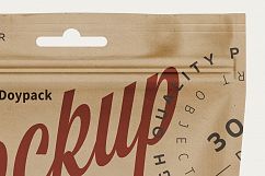Kraft Window Doypack With Zipper Product Image 5