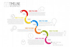 Infographic Timeline Templates Bundle Product Image 3
