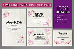 Wedding Invitation Cards Pack Product Image 1