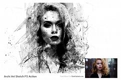 Ink Art Photoshop Action Product Image 5