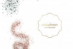 Colorful Glitter Overlay Clipart Product Image 3