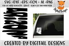 Arizona SVG Cut File For Silhouette - Cricut Product Image 1