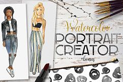 Watercolor portrait creator Product Image 1