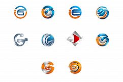 Modern and elegant business logos set Product Image 1