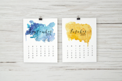 2019 Hand Paint Watercolor Calendar Product Image 6