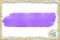 Brush Strokes in Violet Glitter - Digital Clipart 24 of beautiful PNG files Product Image 23