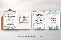 Watercolor Floral Invitation Suite Product Image 7