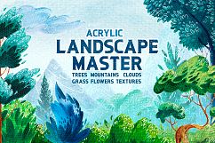 Landscape Master. Acrylic. Product Image 1