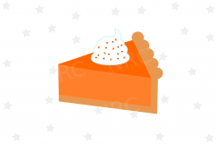 Pumpkin Pie Slice SVG File Product Image 1