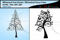whimsical tree SVG / whimsical tree silhouettes svg bundle Product Image 3