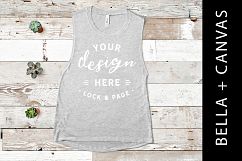 Heather Athletic Bella Canvas 8803 Tank Mockup Gym Apparel Product Image 1