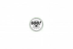 Boo! Ghost ITH Halloween Feltie Embroidery Design Product Image 3