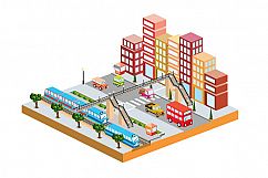 Isometric City Vector Product Image 3