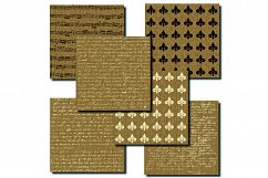 Vintage Burlap Digital Paper - 12 Pack Product Image 3