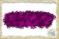 Brush Strokes in Purple Glitter - Digital Clipart 24 of beautiful PNG files Product Image 15