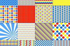 Primary Color Fun Digital Papers Product Image 2