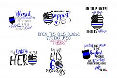 Back the blue - Police SVG bundle for Crafters Product Image 1