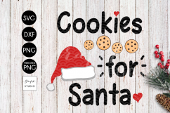 Cookies For Santa CHRISTMAS SVG Cutting File Product Image 2